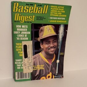 Vintage Baseball Digest Magazine May 1985